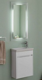 Aquanet Мебель для ванной Лидс 50 подвесная белая – фотография-1